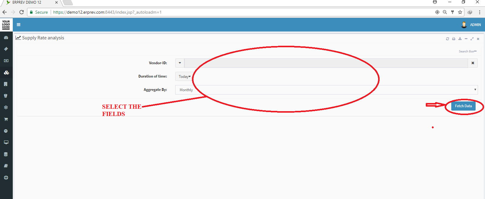 View Suppliers or Vendors Ledger