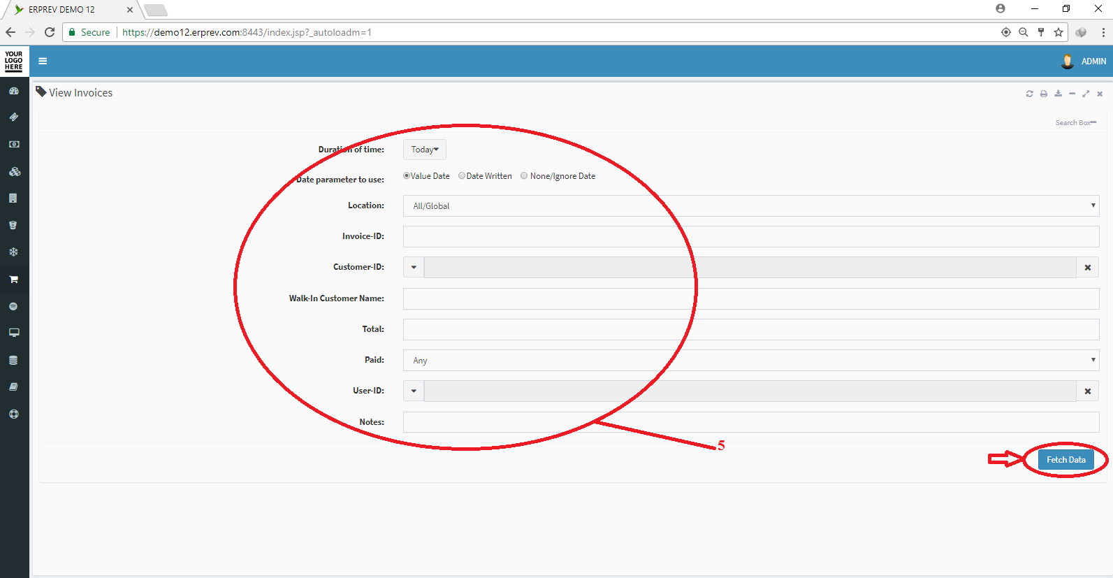 View Invoices