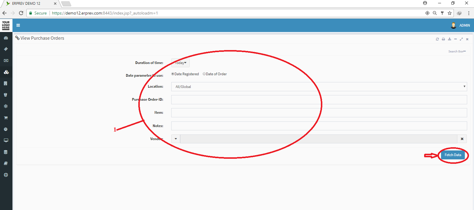 View Purchase Order